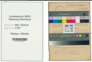 Entnazifizierung Wilhelm Wiedau , geb. 06.05.1890 (Automechaniker)