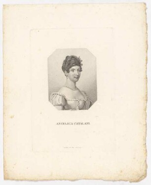 Bildnis der Angelica Catalani