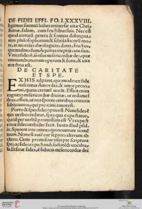 De caritate et spe