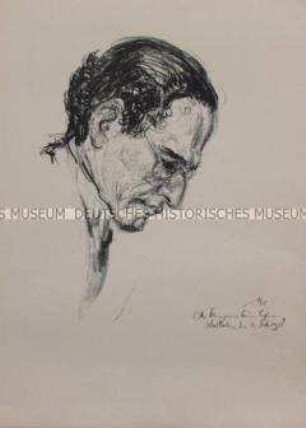 Bildnis des Musikers Otto Klemperer (2)