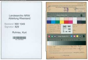 Entnazifizierung Kurt Ruhnau , geb. 21.02.1909 (Justizangestellter)