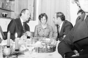 Kirchzarten: Haus Reddemann; Ministerpräsident Filbinger bei CDU Einladung; Filbinger, Frau Reddemann