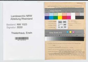Entnazifizierung Erwin Thielenhaus , geb. 03.12.1898 (Amtsgerichtsrat)