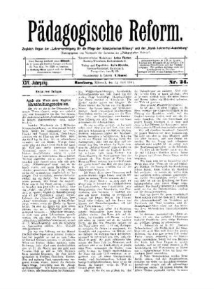 Auch ein Wort zum Kapitel Haushaltungsschulen
