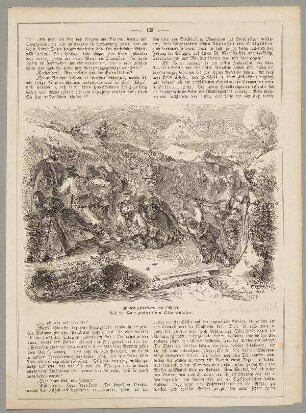 In den Tranchèen von Düppel, April 1864