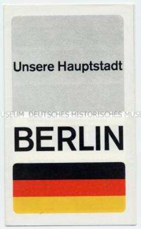 Touristischer Werbeprospekt von Berlin