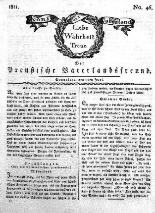No. 46., vom 8ten Juni