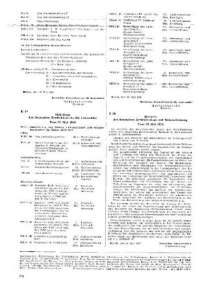 Hinweis des Deutschen Zentralverlags auf Neuerscheinung : E 50 vom 29. Mai 1959 ; [Weisungen, Entscheidungen und Mitteilungen]
