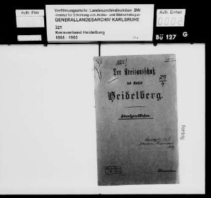 Kreisweg 24b: Schriesheim (Kreis Mannheim) - [Weinheim-]Rippenweier (Kreis Mannheim)