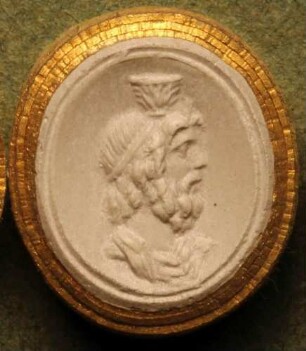 Profilkopf des Serapis (Daktyliothek, Erstes Mythologisches Tausend)