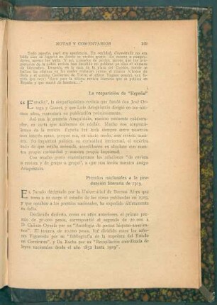 Premios nacionales a la producción literaria de 1919
