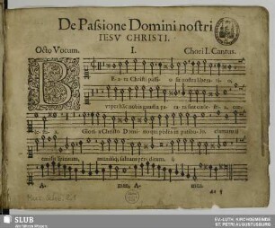 I. Beata Christi passio sit