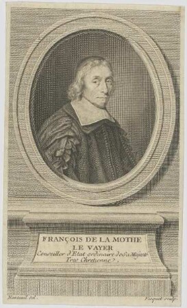 Bildnis des François de la Mothe le Vayer