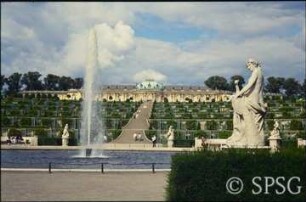 Potsdam, Park Sanssouci, Parterre Große Fontäne.