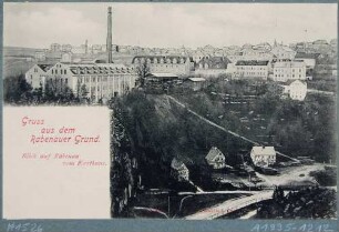 Blick über den Rabenauer Grund auf Rabenau (Sachsen)