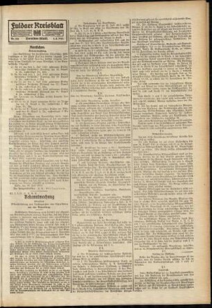 Zweite Ausgabe vom Mittwoch, den 04. August 1915.