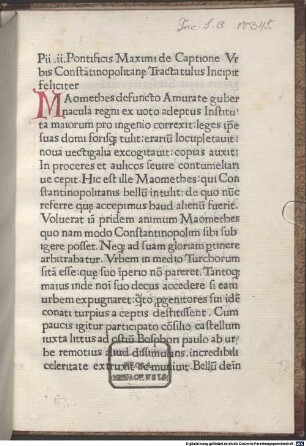 De captione urbis Constantinopolitanae