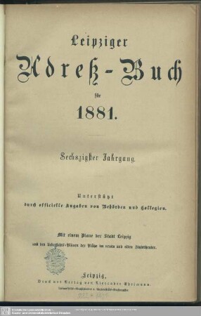 60.1881: Leipziger Adreß-Buch