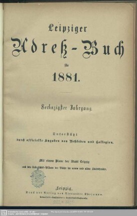 60.1881: Leipziger Adreß-Buch