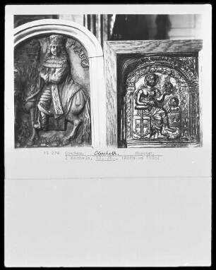 Ofenkachel Relief