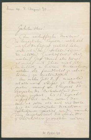 Brief an Richard Fricke : 12.05.1875