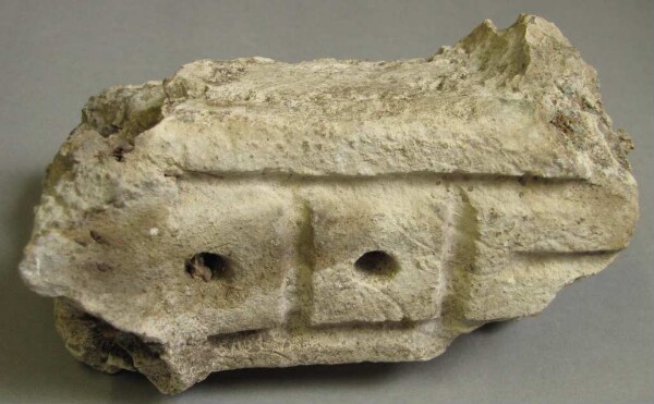 Fragments of mortar figures or ornaments