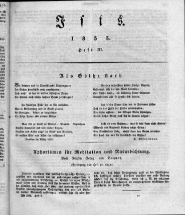 Als Göthe starb / C. Thienemann