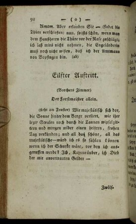 Eilfter Auftritt. - Sechszehnter Auftritt.