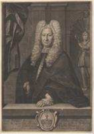 Johann Georg (= Hans Georg von) Müller, Bankier und Genannter des Größern Rats; geb. 24. November 1676; gest. 23. Februar 1730