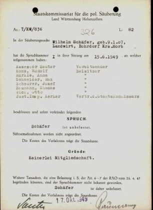 Schäfer, Wilhelm