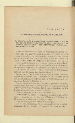 La politique extérieure de Napoléon