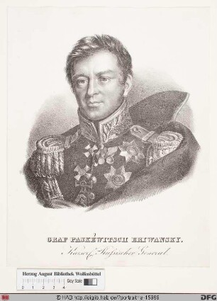 Bildnis Iwan Fjodorowitsch Paskjewitsch (1828 Graf Eriwanskij, 1831 Fürst Warschawskij)