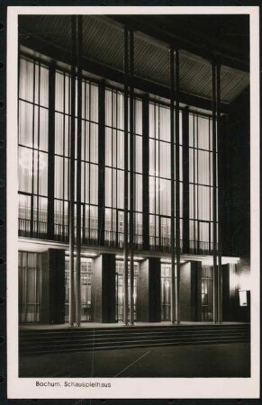 Schauspielhaus, Bochum: Aussenansicht Eingangsseite