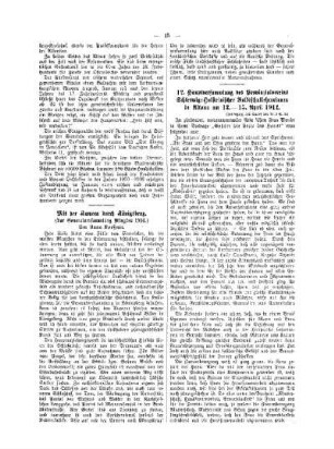 12. Hauptversammlung des Provinzialvereins Schleswig-Holsteinischer Volksschullehrerinnen in Altona am 13.-15. April 1914 : (Fortsetzung und Schluß von Nr.3 S.10)