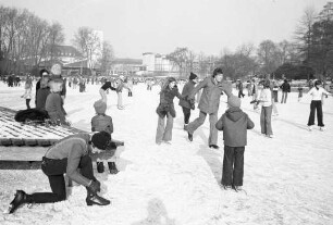 Schlittschuhlaufen auf dem Stadtgartensee