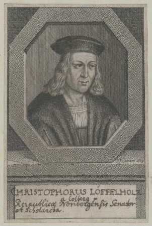 Bildnis des Hieronymus Ebner (fälschlicherweise als Christoph Löffelholz betitelt)