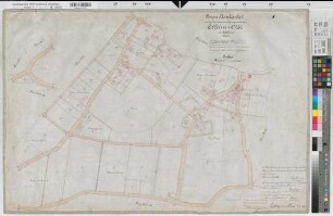 Ostbüren (Fröndenberg), Zusammenlegung Ostbüren, Brouillonkarte 2 Flur 1