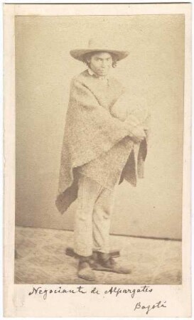 Händler von Leinenschuhen, Bogotá [Kolumbien 1868]