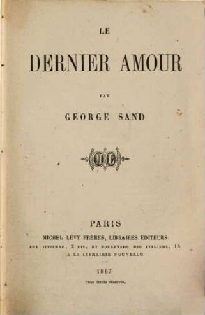 Oeuvres complètes de George Sand, 29