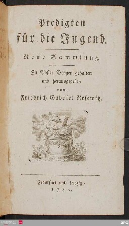 Predigten für die Jugend : neue Sammlung