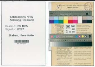 Entnazifizierung Hans Walter Brabant , geb. 24.02.1914 (Kraftfahrer)
