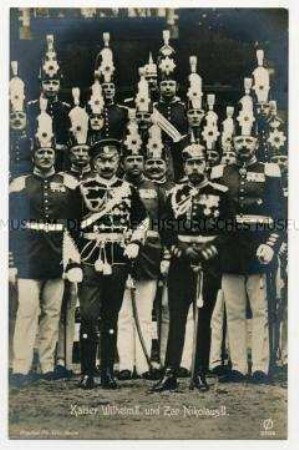 Wilhelm II. und Zar Nikolaus II.