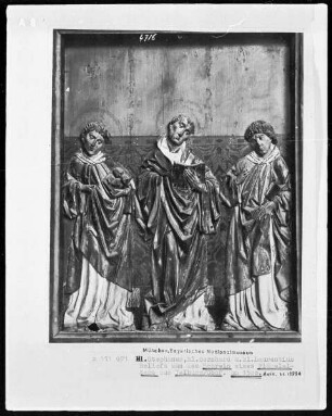 Relief aus dem Schrein eines Flügelaltars aus Velburg