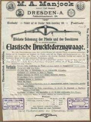 Elastische Druckfederzugwaage