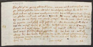 Johannes Eck (1486 - 1543) Autographen: Brief von Johnannes Eck an Burgermeister und Rat von Ingolstadt - BSB Autogr.Cim. Eck, Johannes.1