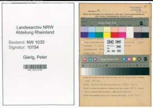 Entnazifizierung Peter Gierig , geb. 04.03.1905 (Foerdermaschinist)