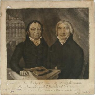 "A. D. Scheer - H. F. Hollmann" Doppelporträt