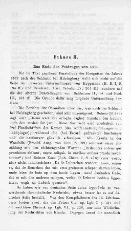Exkurs II. Das Ende des Feldzuges von 1362.