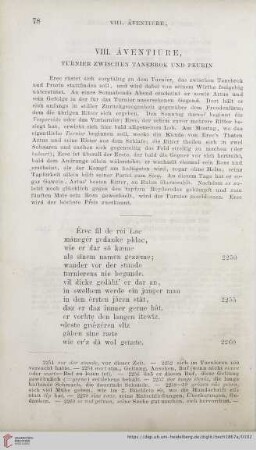VIII. Âventiure