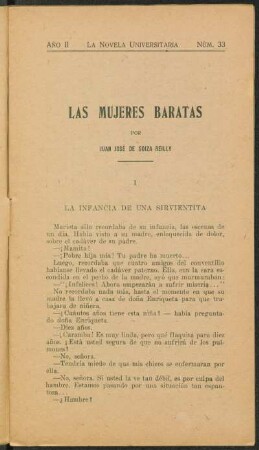 1922003300: Las mujeres baratas